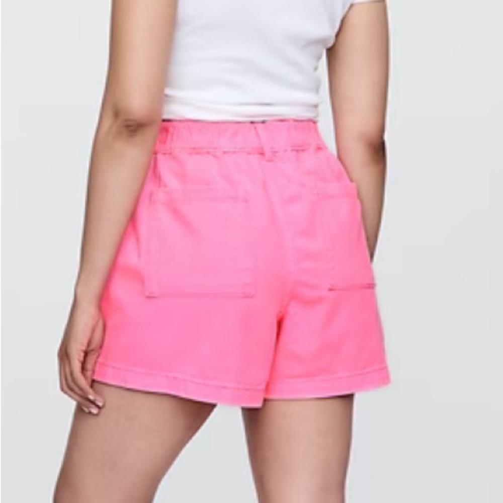 GAP High Rise Waist Neon Pink Women's Shorts Size XL - Picture 5 of 13